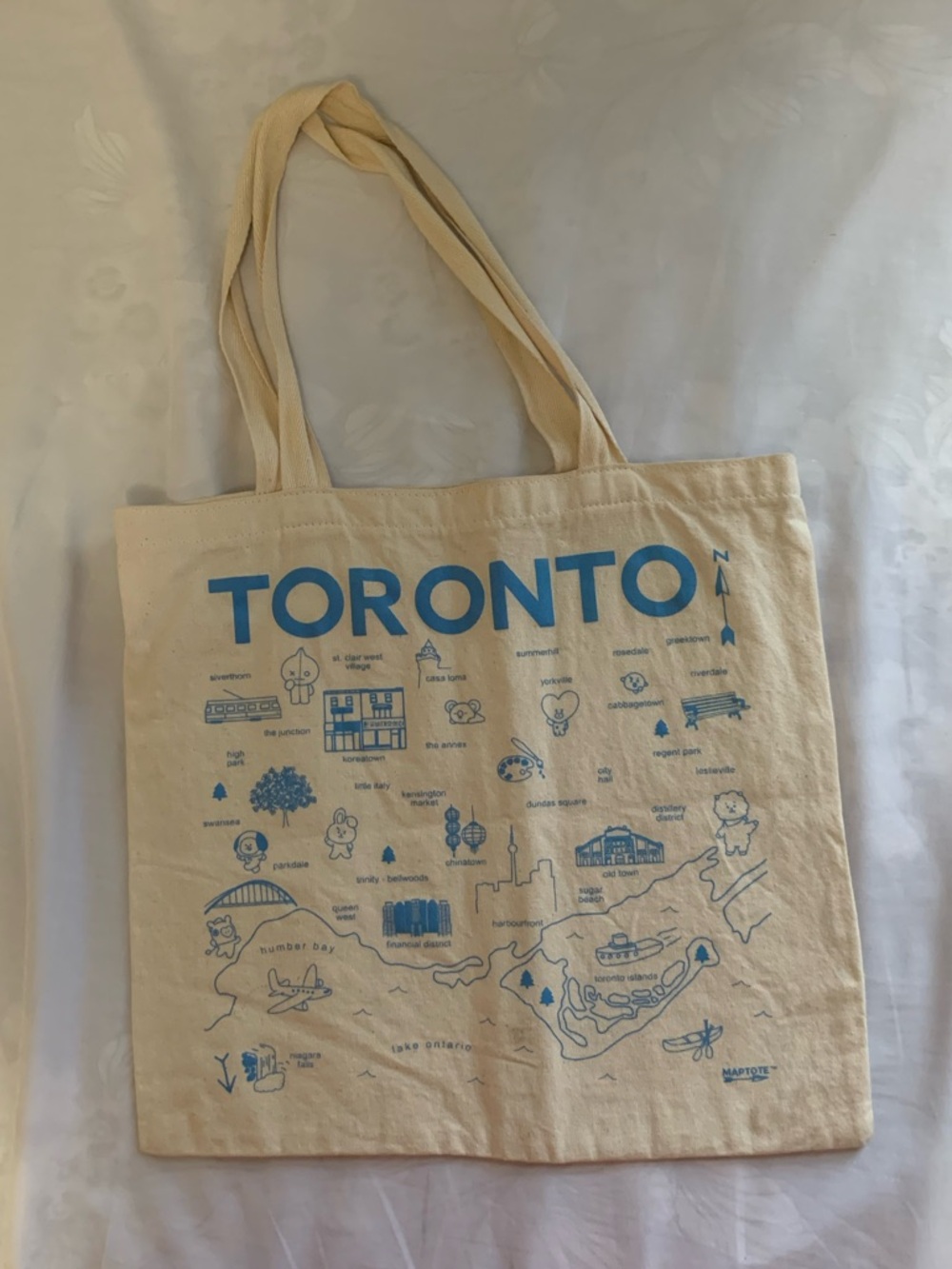 BT21 limited edition Toronto themed tote bag
